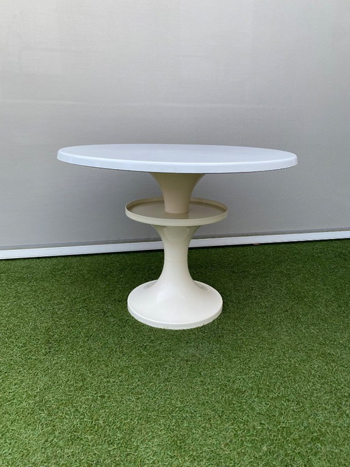 Mesa de tulipán de plástico con diseño de la era Soace