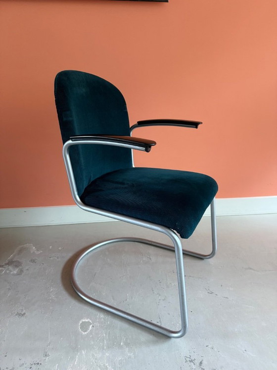 Image 1 of 5 fauteuils/chaises de conférence Gispen Design – 413R W.H. Gispen – Dutch Originals