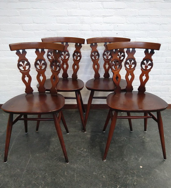 Image 1 of 4x Ercol chair model 375 1960s