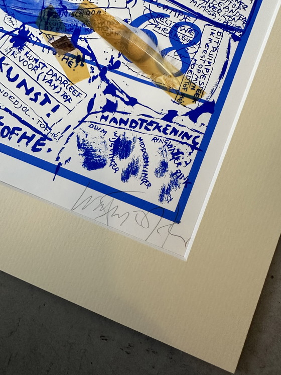 Image 1 of Genummerde zeefdruk - Wilfried Pas - Gesigneerd