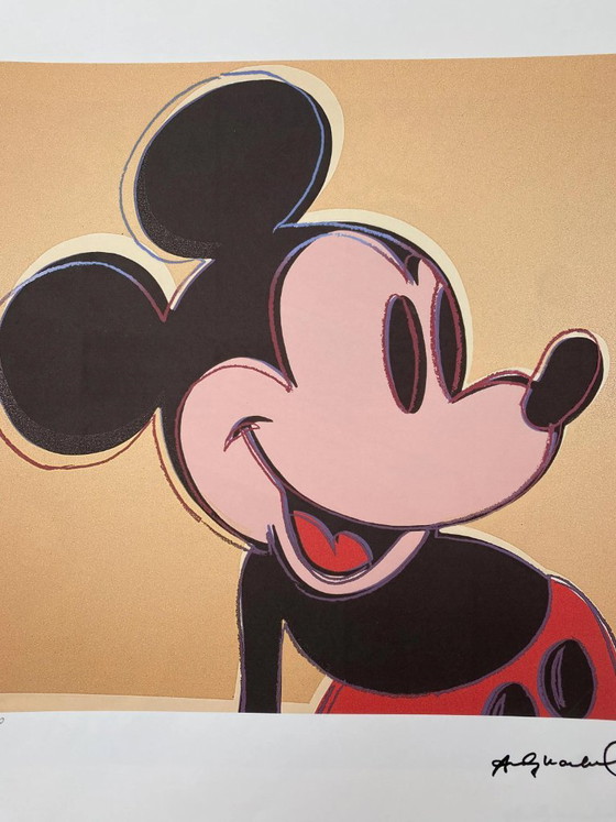 After Andy Warhol, Mickey Mouse, 1980s, Lithograph – Lithographs & prints, Paper (photo 4 of 8)