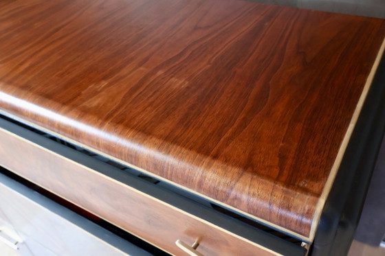 Restaurierte Art-Deco-Kommode in Walnussfurnier – Kommoden, Wood (photo 8 of 18)