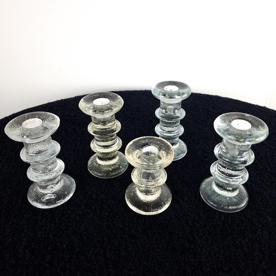 Image 1 of 5x Candeliere vintage in vetro Pukeberg Staffan Gellerstedt