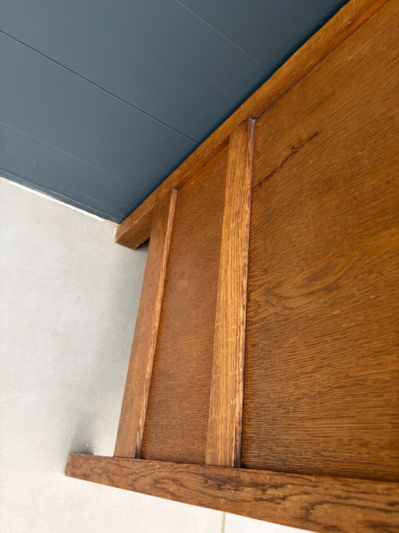 Art Deco wooden wardrobe 1930s – Glass, Metal (photo 10 of 15)