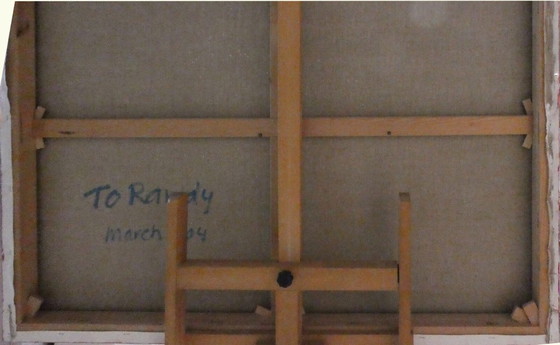 Image 1 of CLEMENS BRIELS - Uniek Meesterwerk "Touched to the Core" (130x100cm) - Gesigneerd + Certificaat