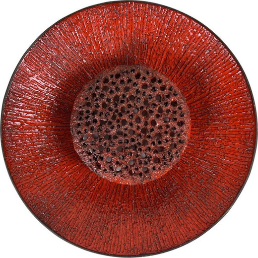Vintage stoneware wall lamp by Sejer Keramik, Denmark 1960
