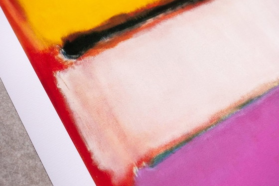 Image 1 of Weißes Zentrum (Gelb, Rosa und Lavendel auf Rosa) 1950 - Mark Rothko - 70 × 100 cm