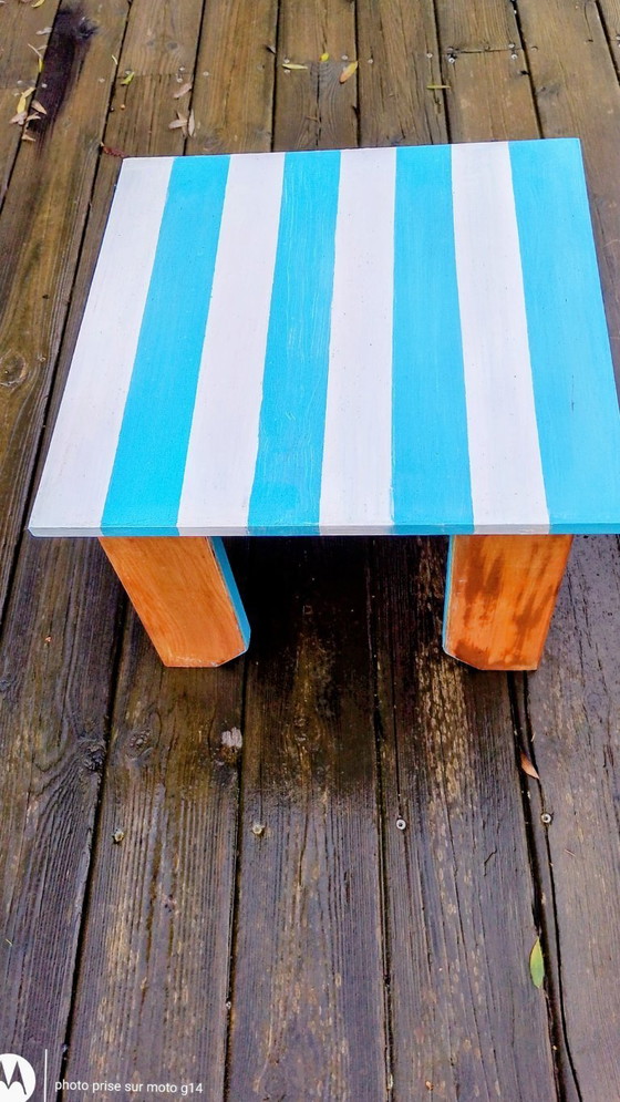 Image 1 of 2 petits meubles de chevets relookés vintage