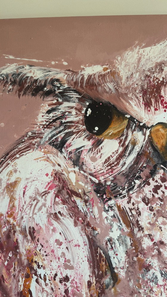 Image 1 of Cuadro Búho 120x100 Acrílico sobre lienzo