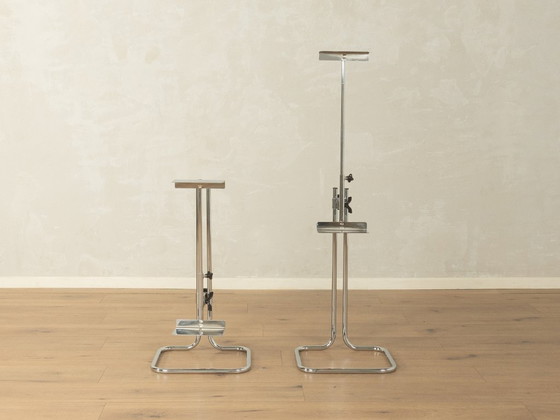 Par de soportes cromados ajustables, Objetos decorativos, Cromo, Metal, Plateado, Modern (foto 2 de 9)