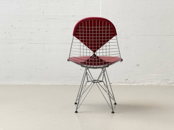 Image 1 of Deux fauteuils modèle Bikini de Vitra en cuir rouge, années 1980