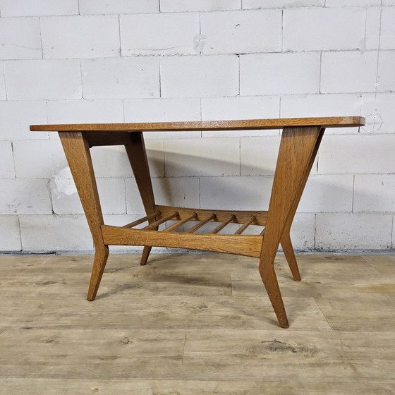 Image 1 of Vintage grenen houten salontafel / bijzettafel / koffietafel 