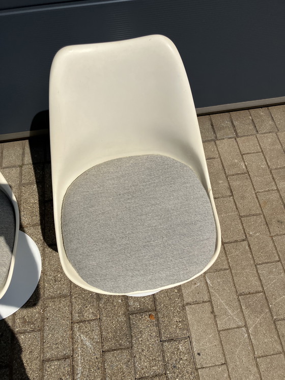 Image 1 of 6x Original Vintage Knoll Tulip Dining Chairs Eero Saarinen