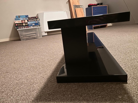 Image 1 of Two Molteni&C anthracite wall shelves - Italian Design