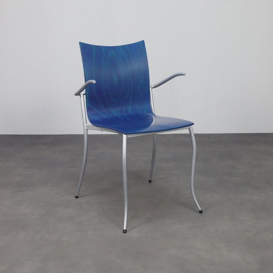 Image 1 of KFF - Karl Friedrich Förster, 4 xSillas de comedor postmodernas, años 90