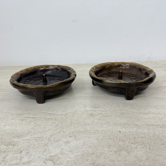 Image 1 of Set van 2 Horst Dalbeck kandelaars, 1970