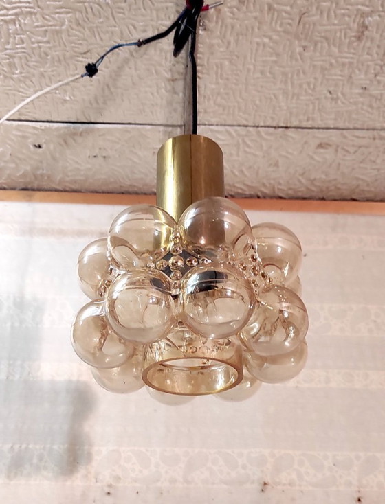 Image 1 of Bubble-Pendelleuchte von Helena Tynell für Limburg – 1960er/70er Jahre