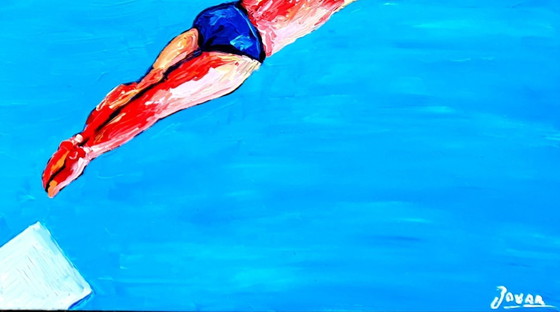 Image 1 of Jovan SRIJEMAC - Free Jump - Artist's painting