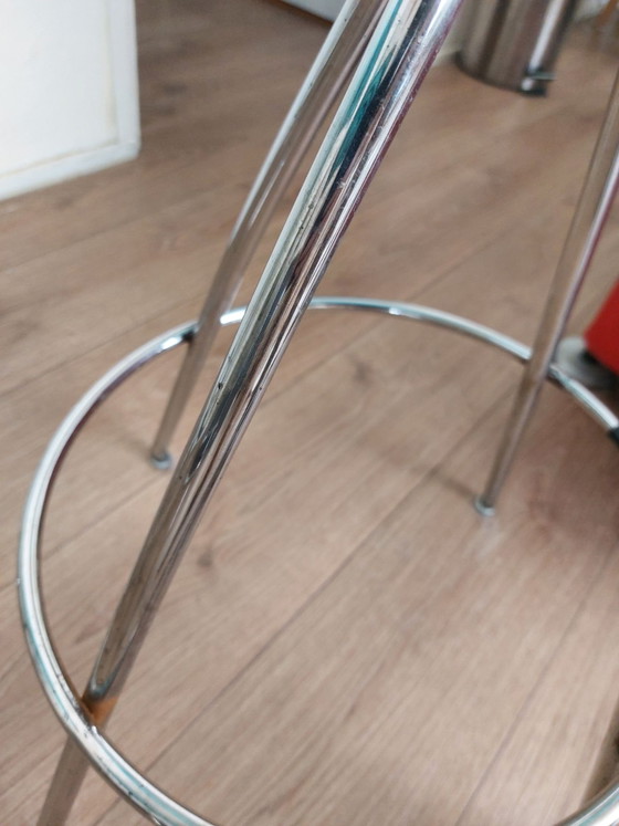 Calligaris L'eau Barstools (3 pieces) – Chrome, Plastic (photo 5 of 13)