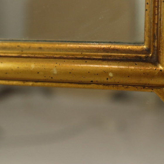 Image 1 of Hollywood Regency Gouden Spiegel Deknudt