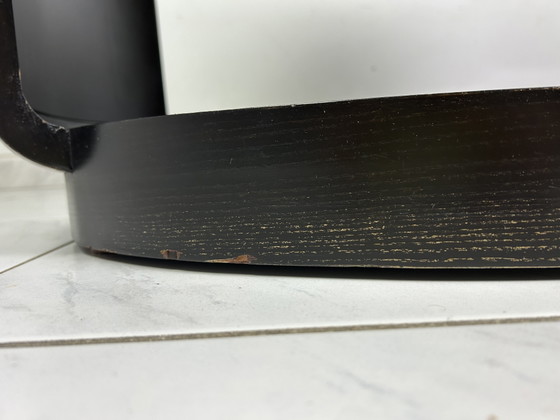 Image 1 of Table d'appoint McGuire San Francisco, bois massif laqué noir