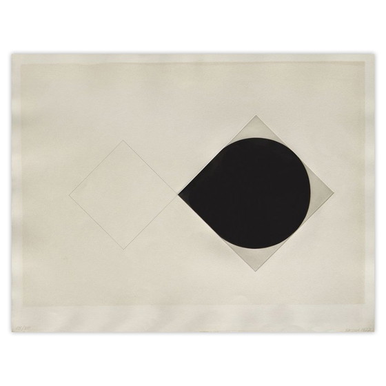 Vladimir Skoda Signed Aquatint Carré Double 1977 – Lithographs & prints, Paper (photo 4 of 5)