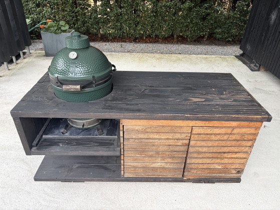 Cucina da esterno Green Egg su ruote per Big Green Egg Medium – Tavoli da giardino, Wood (photo 3 of 9)