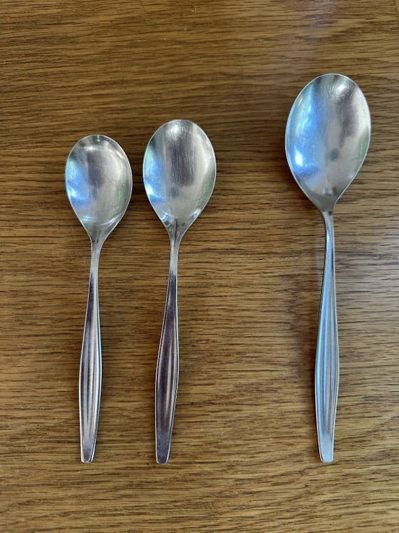 Beautiful vintage WMF Palma cutlery set (1970s, Cromargan) – Metal (photo 11 of 11)