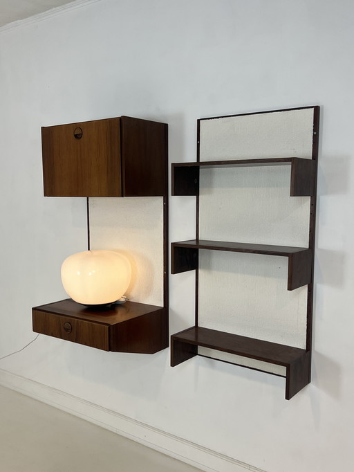 Vintage wandmeubel door Marten Franckema voor Fristho