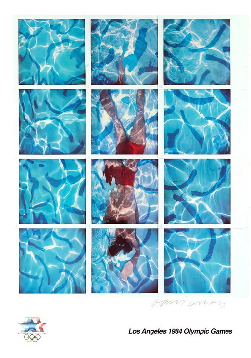 Diver in Swimming Pool - David HOCKNEY 1984 - Affiche 70 × 100 cm