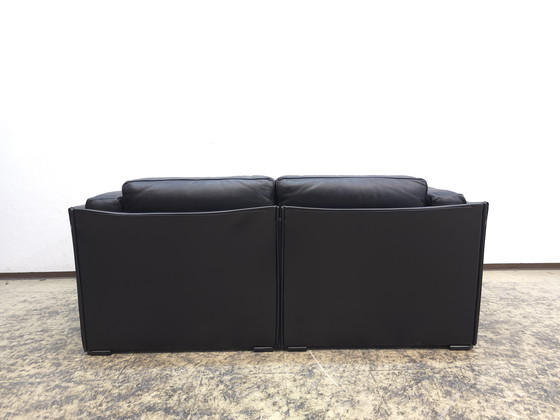 Image 1 of Sofá Cassina Duc, sofá de diseño, sofá de piel, sofá Mario Bellini negro