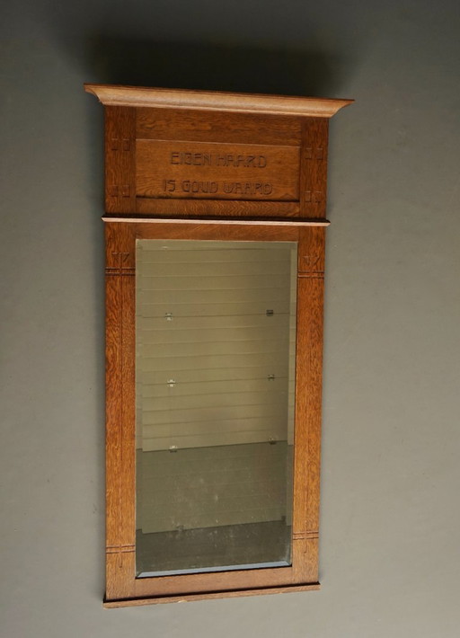 Nieuwe Kunst Arts & Crafts Wandspiegel, jaren 20 – Wood (photo 2 of 13)