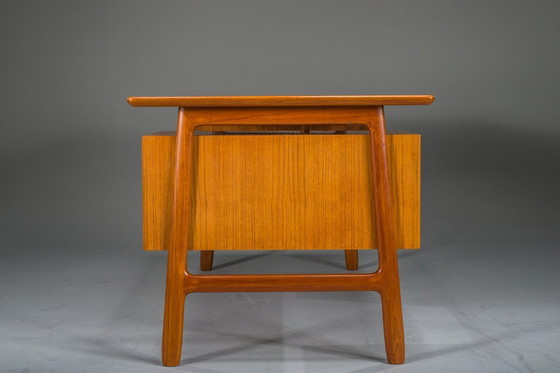 Image 1 of Teak Model 75 Desk from Omann Jun Møbelfabrik, 1960s