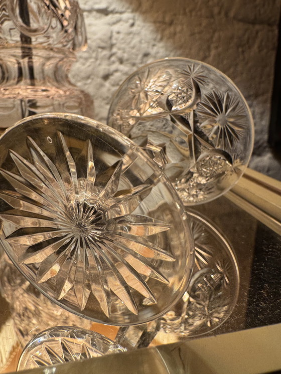 Image 1 of Antichi bicchieri da liquore in cristallo Le Creusot