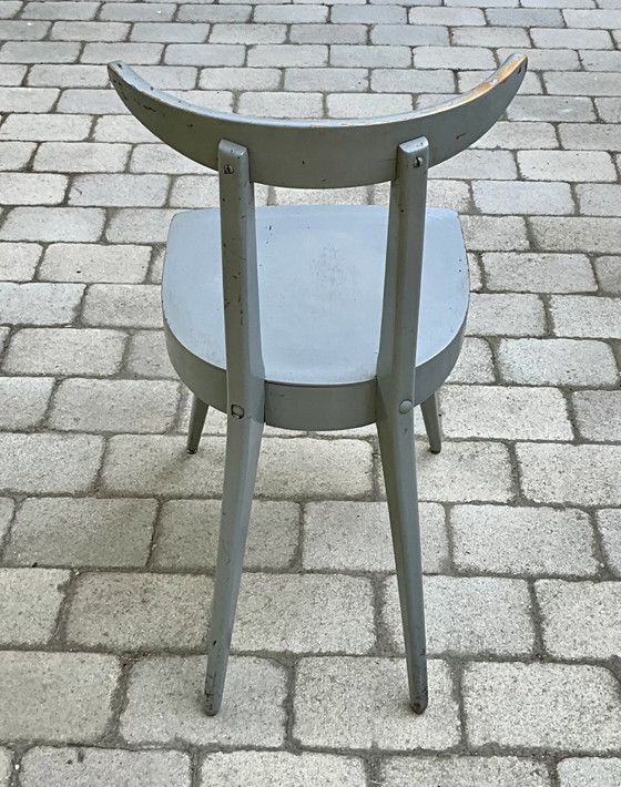 Image 1 of Set aus 12 Stella „Antilope“ Esszimmerstühlen, Frankreich, 1950er Jahre