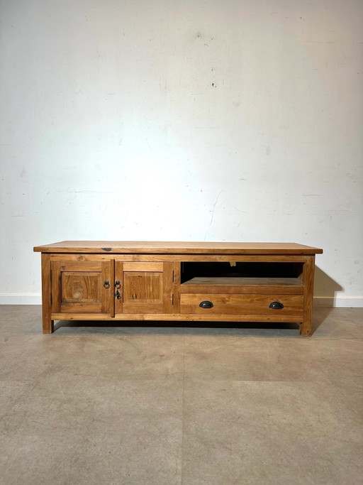 Mueble de TV antiguo de teca maciza – tv meubelen