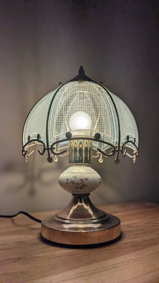 Hollywood Regency Touch Lamp