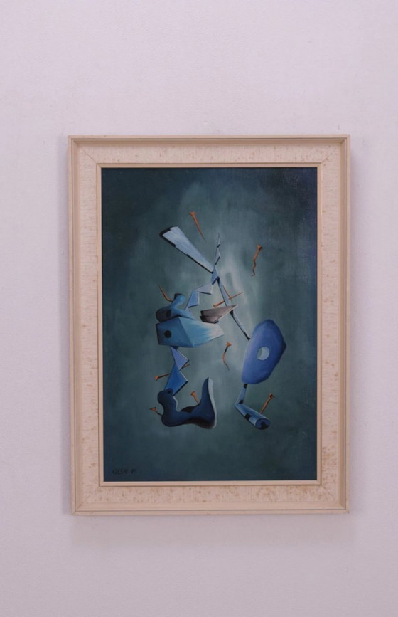 Image 1 of ABSTRACT OIL PAINTING