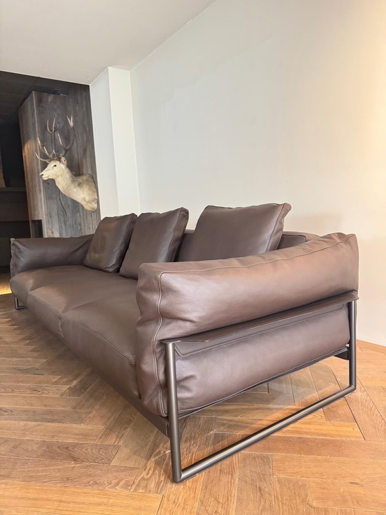Image 1 of Flexform Flexform Zeno 5 plazas Cuero Premium Testa di Moro LP € 22.000