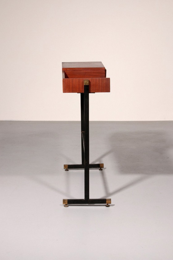 Image 1 of Rare Italian Mid-Century Modern Console / Writing Table off Ico Parisi.