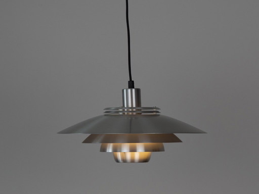 Danish vintage pendant lamp Dania by Kurt Wiborg, Jeka, 1980s