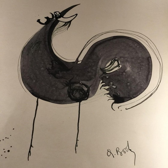 Anne Body, Il Grande Combattimento, Tecnica Mista su Carta, 1965 – Dipinti e disegni, Paper (photo 5 of 15)