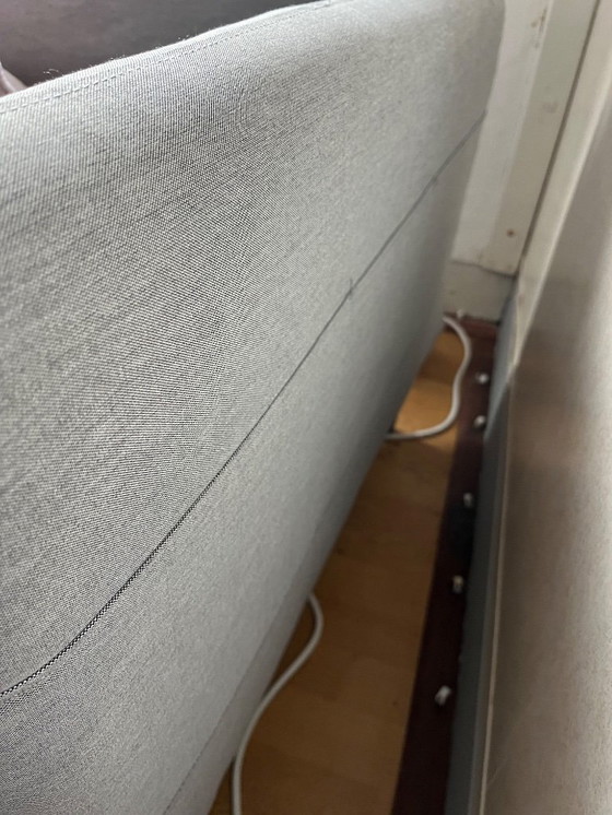 Image 1 of IKEA three-seater corner sofa, light gray