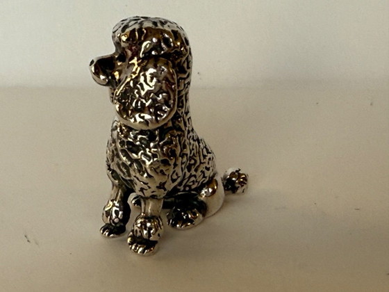 Image 1 of Saturno sterling silver poodle 
