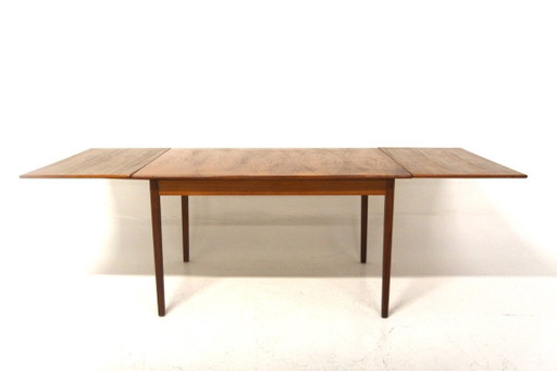 Teak "wrap-around" dining table, Sweden, 1960