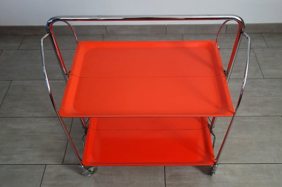 Image 1 of Carrello pieghevole arancione, Bremshey, 1970