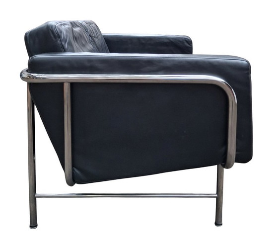 Canapé Design Vintage 1963 Hans Eichenberger Pour Strässle – Canapé Cuir 2 Places En Très Bon État (photo 6 of 12)