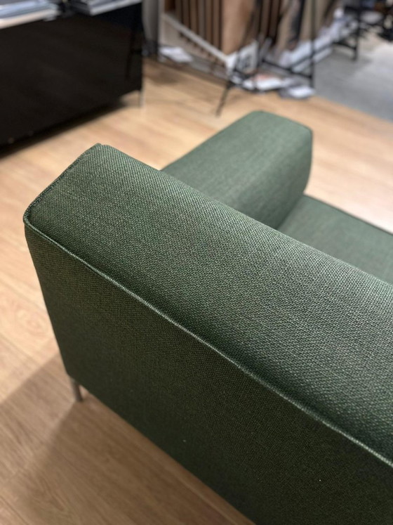 Image 1 of Divano a 3 posti Design on Stock Bloq verde, appena rivestito.