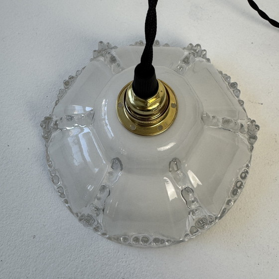 Image 1 of Paire de Suspensions Anciennes Art Deco Vintage "Ezan"