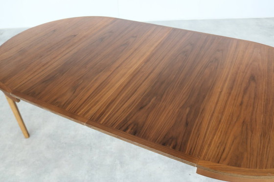 Image 1 of vintage ronde verlengbare eettafel 